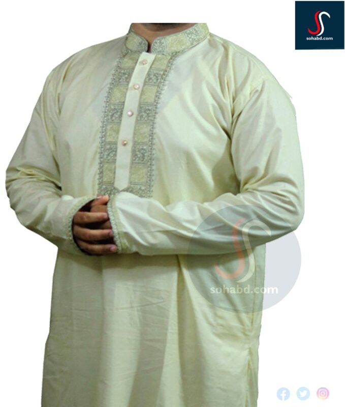 Mens Embroidery Comfotable Panjabi